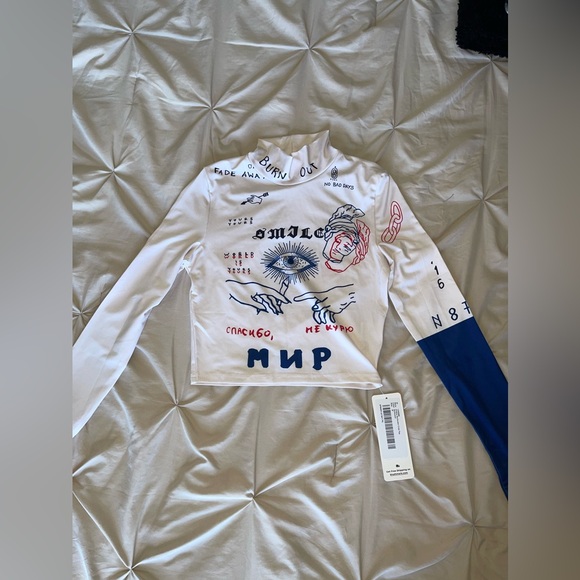 Greek Crop Top - Picture 1 of 2